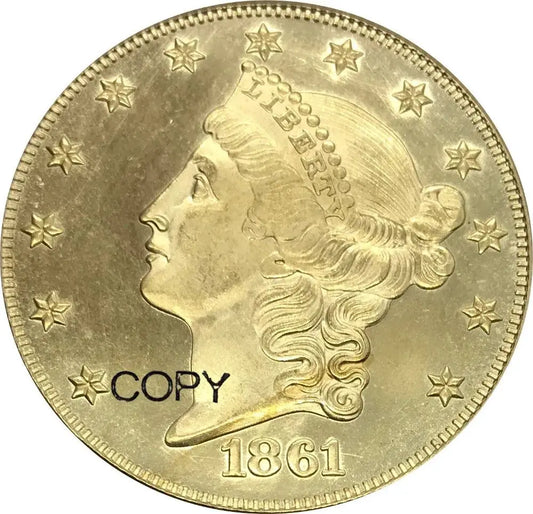 1861 Confederate States of America Double Eagle Coin