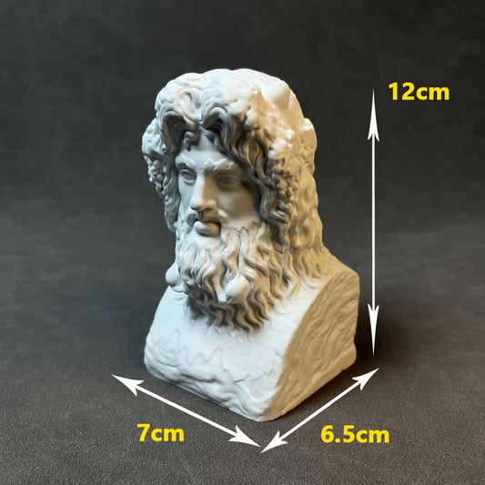 Poseidon/Neptune Roman Art Plaster Figure