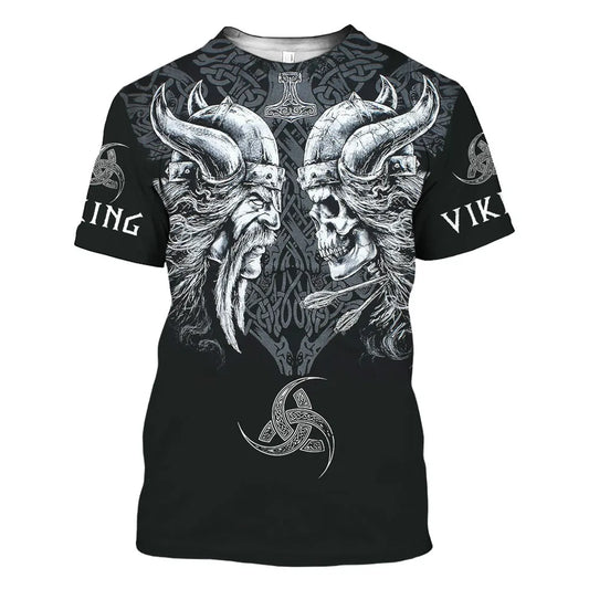 2021 Latest Viking Symbol Printed T-Shirt