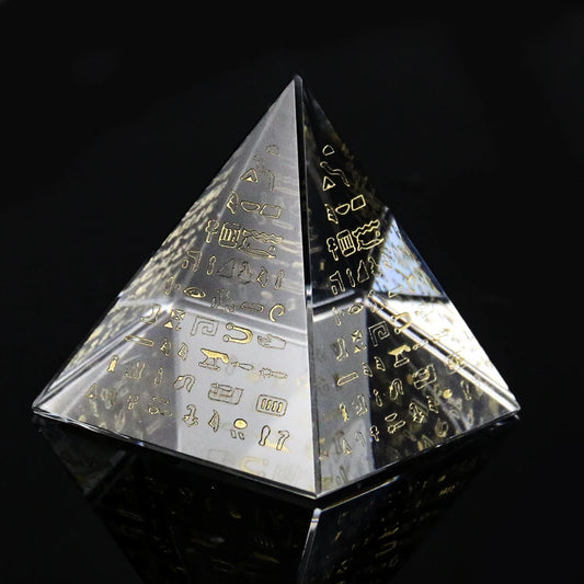 Feng Shui Egypt Crystal Pyramid Ornament