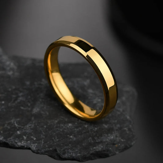 Letdiffery 4mm Simple Smooth Rings
