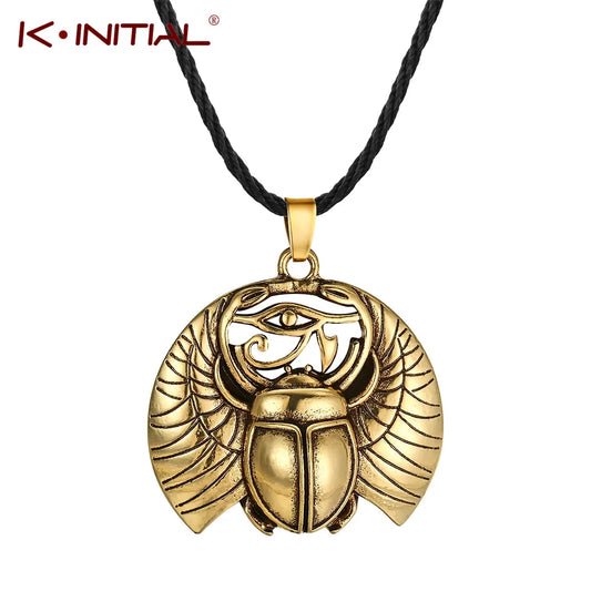 Kinitial Vintage Eye of Horus Egypt Protection Pendant