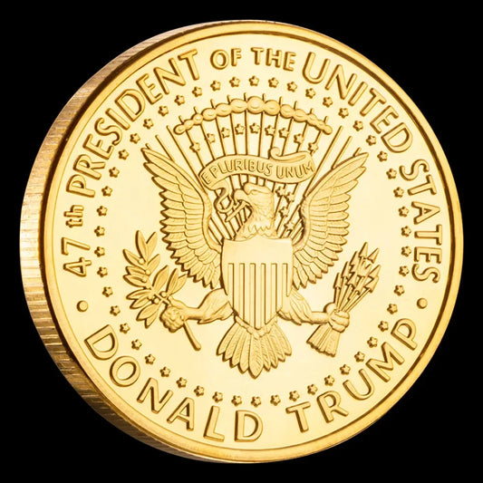 2024 Assassination Attempt Donald Trump Gold Coin