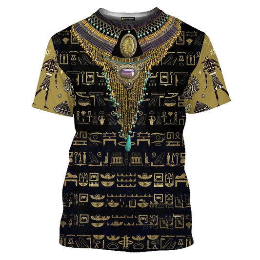 Ancient Egyptian Horus 3D Print T-Shirt