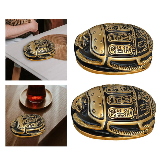 Resin Scarab Figurine