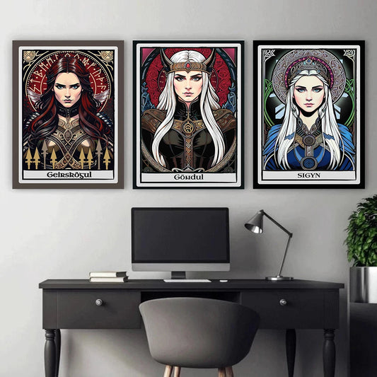 Norse Mythology Art Poster
