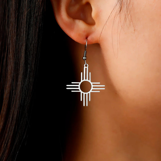 Zia Sun Symbol Earrings