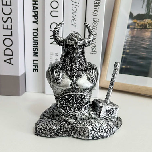 Greek-Style Odin Bust Statue