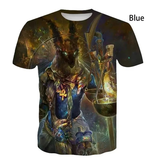 Horus &amp; Anubis 3D T-Shirt