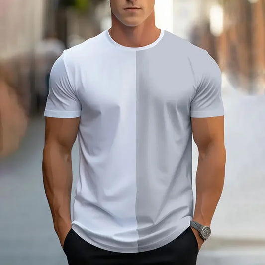 Fashion Retro Mathematical Element Pattern Men’s T-Shirt