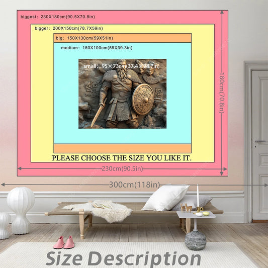 Viking Warrior Tapestry