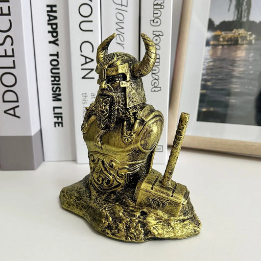 Greek-Style Odin Bust Statue