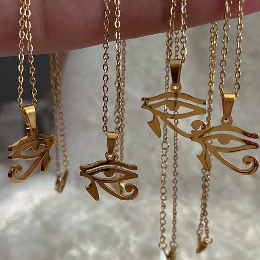 Stainless Steel Ancient Egypt Symbol Necklace