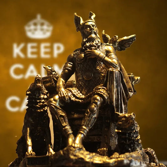 King of the Gods Odin Resin Statue