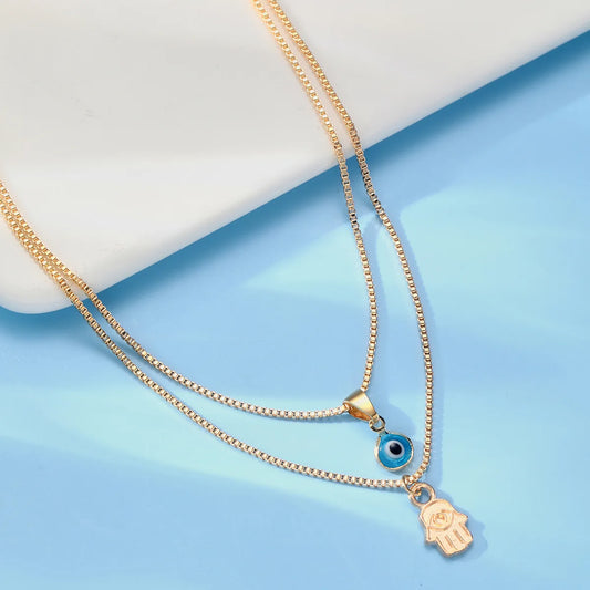 Turkish Lucky Double Layer Evil Eye
