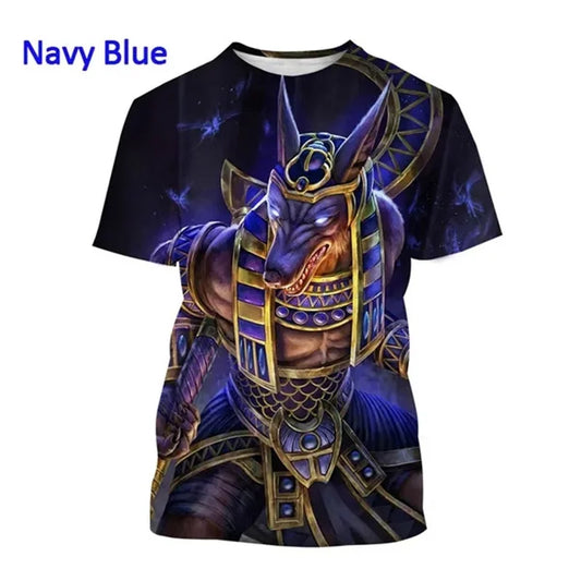 Grim Reaper Anubis 3D Printed T-Shirt
