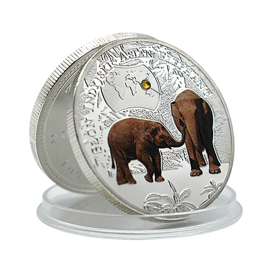 African Endangered Animals Challenge Coin