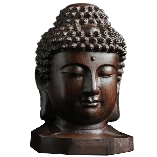 2.36'' Wooden Sakyamuni Buddha Statue