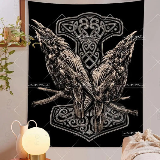 Ancient Viking Tapestry Wall Hanging