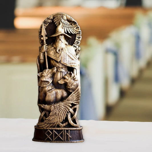 Nordic Gods Odin Statue Decoration