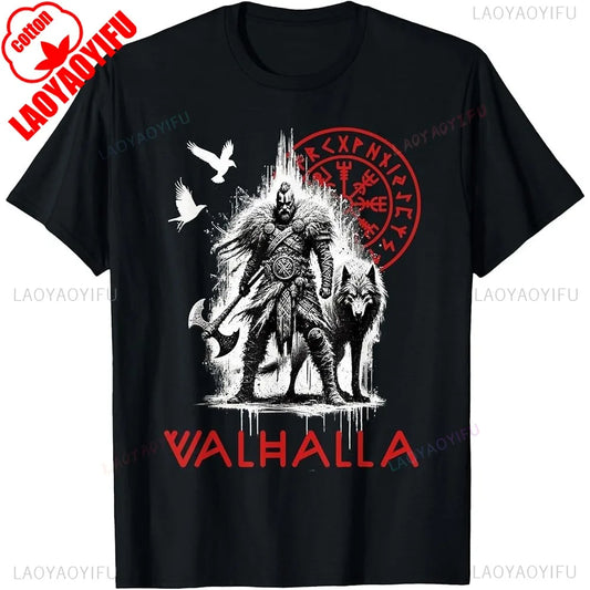 Valhalla Odin Wolf and Raven