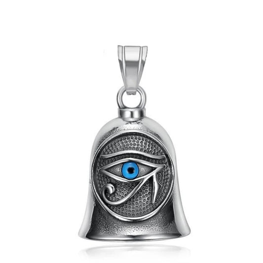 Egyptian Eye of Horus Bell Pendant