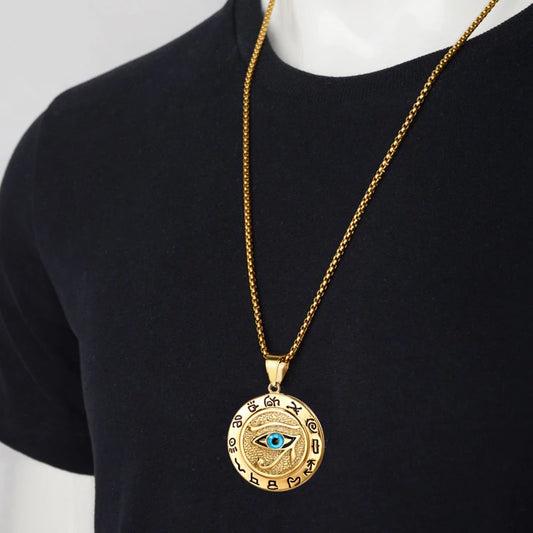 Ancient Egypt Eye of Horus Pendant Necklace