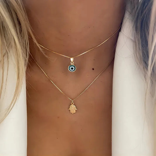 Turkish Lucky Double Layer Evil Eye