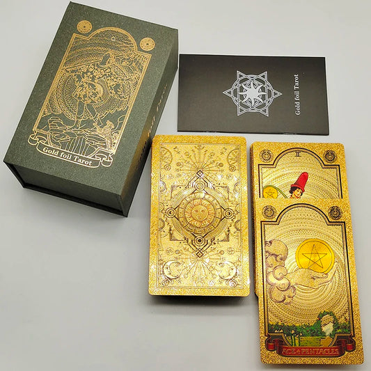 Gold Foil Rider Waite Tarot
