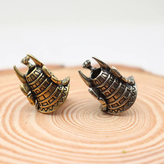 Anubis Brass Knife Bead