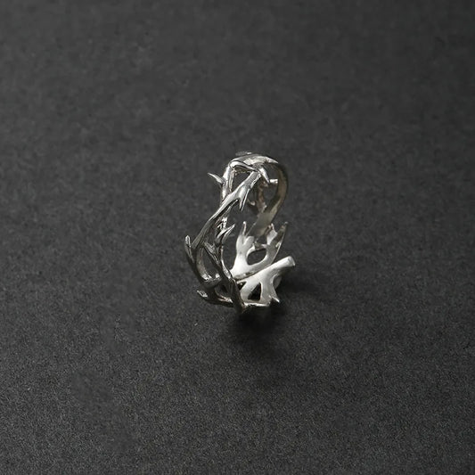 Instagram Style Punk Irregular Thorn Couple Rings