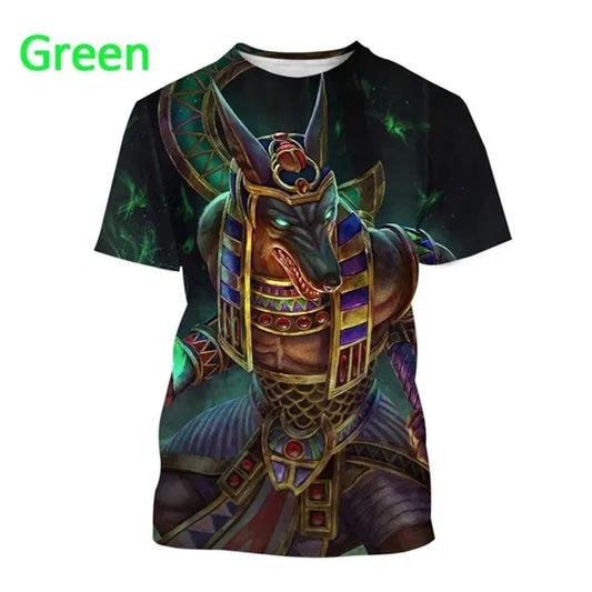 Grim Reaper Anubis 3D Printed T-Shirt