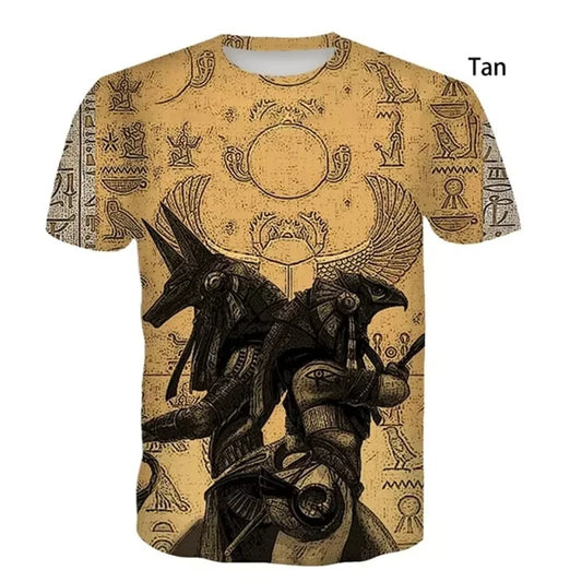 Horus &amp; Anubis 3D T-Shirt