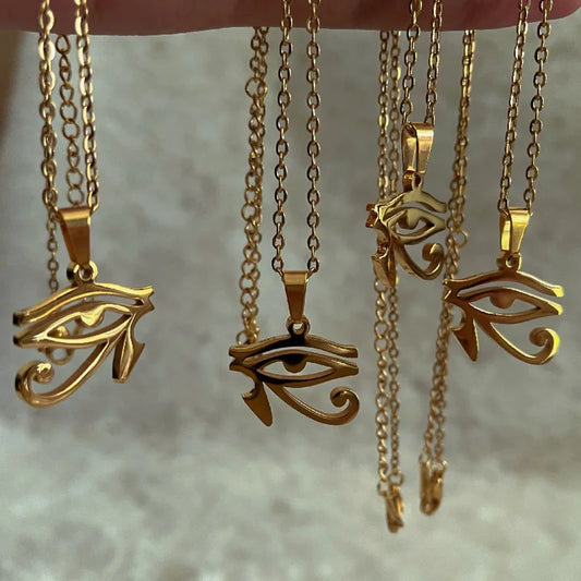 Stainless Steel Ancient Egypt Symbol Necklace