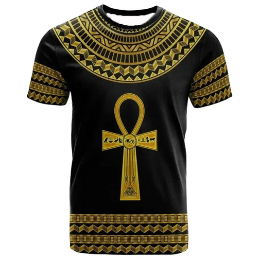 Ancient Egypt Goddess Pharaoh 3D Printed T-Shirt