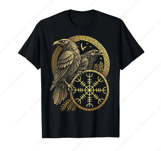 Retro Viking Compass Vegvisir