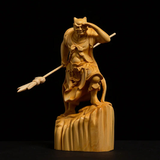 Hand-Carved Wooden Thousand-Mile Eye